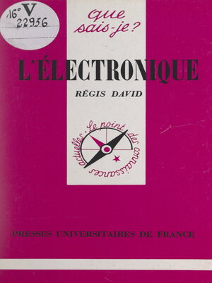 cover image of L'électronique